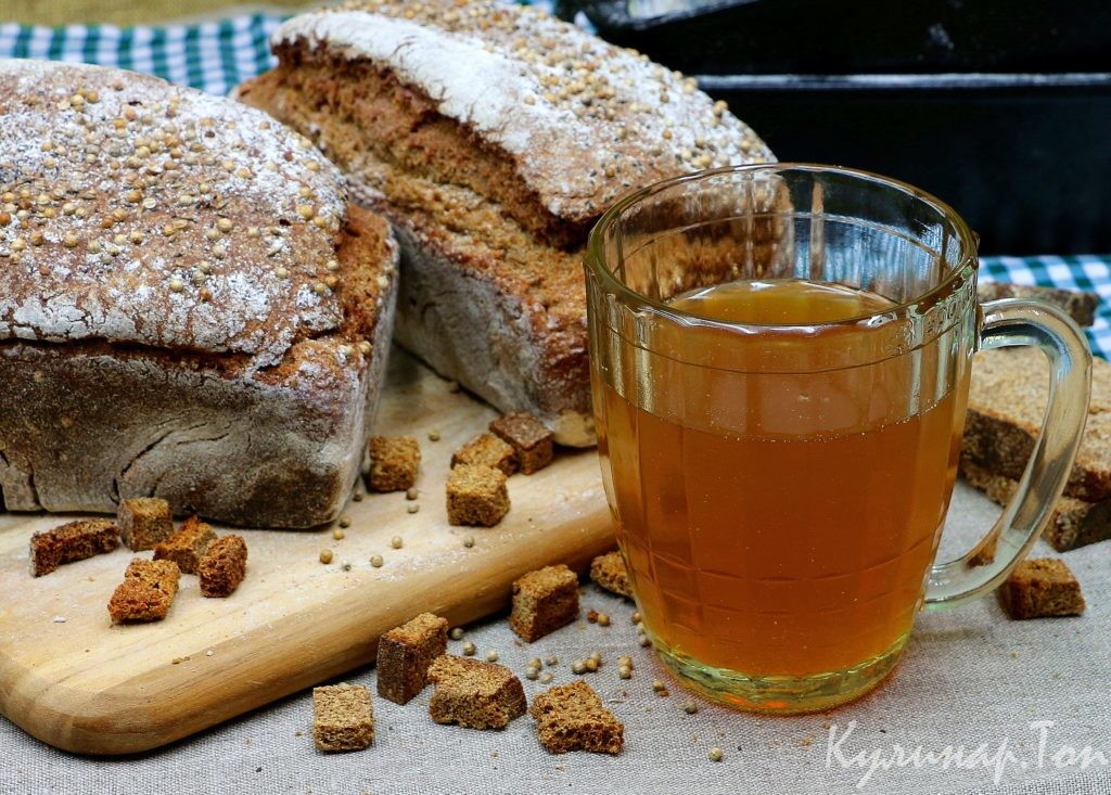 Ржаной квас на дрожжах