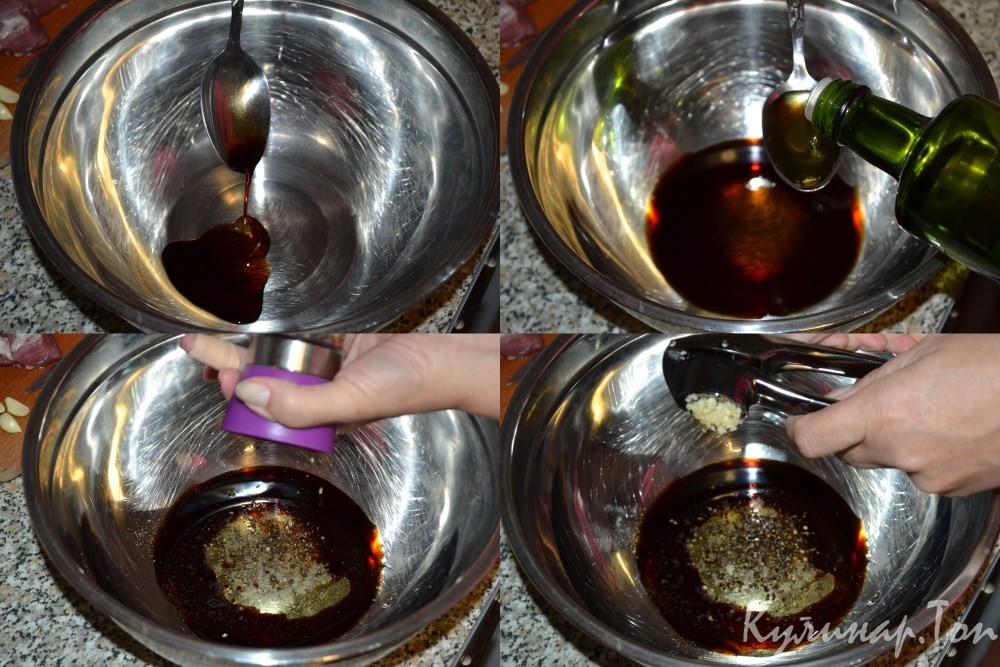 Шашлычок из свинины в рукаве