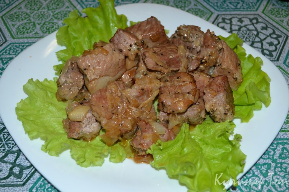 Шашлычок из свинины в рукаве