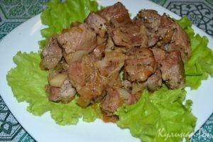 Шашлычок из свинины в рукаве