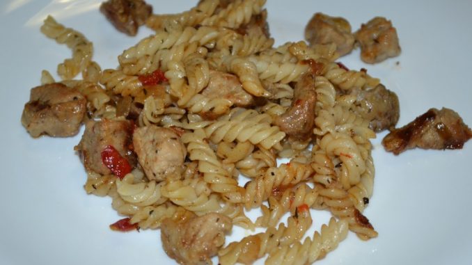 Жареная свинина с макаронами-06 Жареная свинина с макаронами