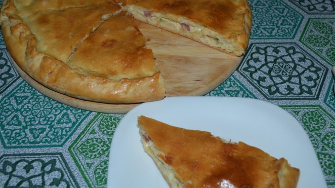 Закрытая пицца с колбасой и сыром-12 Закрытая пицца с колбасой и сыром