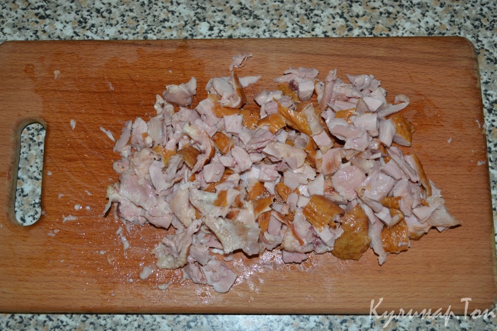 Буритто с курицей и рисом