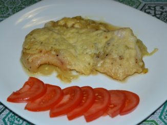 Пангасиус с сыром в фольге