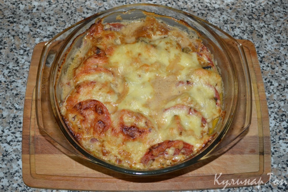 Пикантная скумбрия в духовке