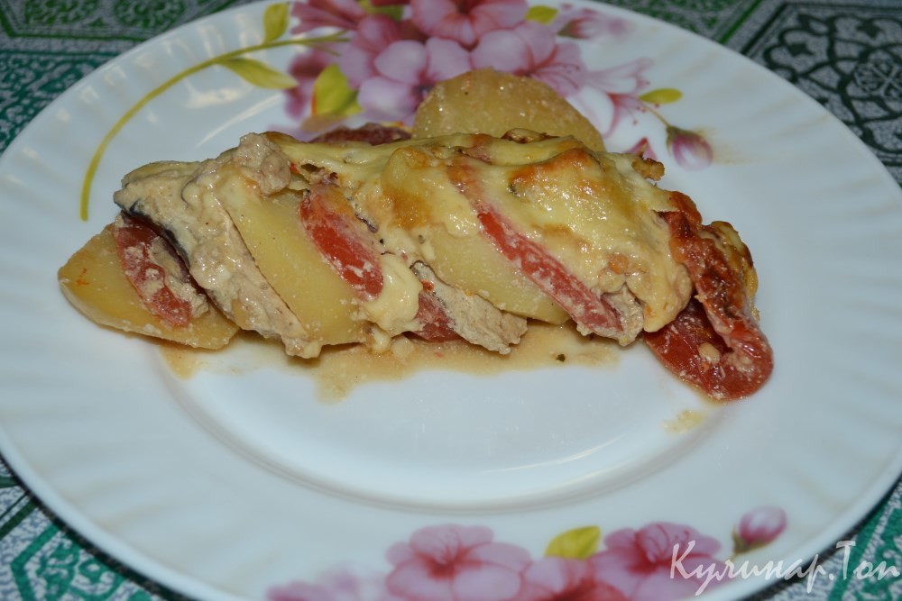 Пикантная скумбрия в духовке