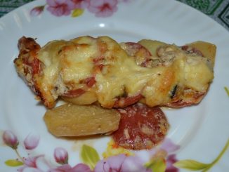 Пикантная скумбрия в духовке
