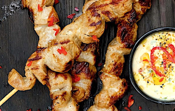 Шашлыки в индонезийском стиле Шашлыки в индонезийском стиле