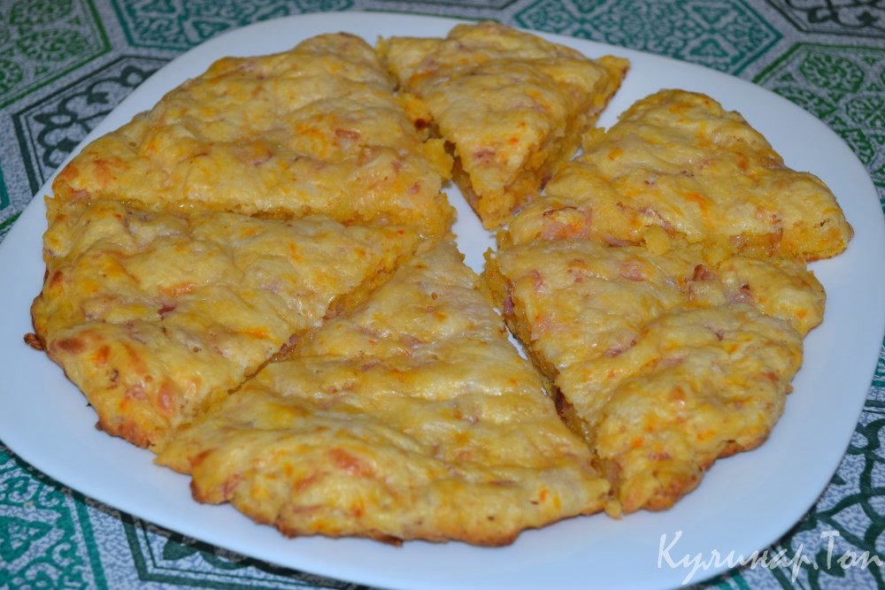 Сконы с сыром и беконом