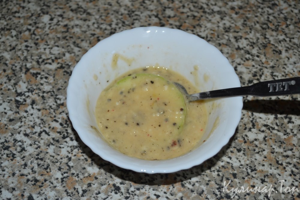 Жареный кабачок в кляре