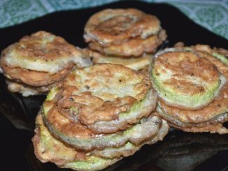 Жареный кабачок в кляре