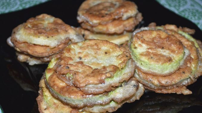 Жареный кабачок в кляре-07 Жареный кабачок в кляре