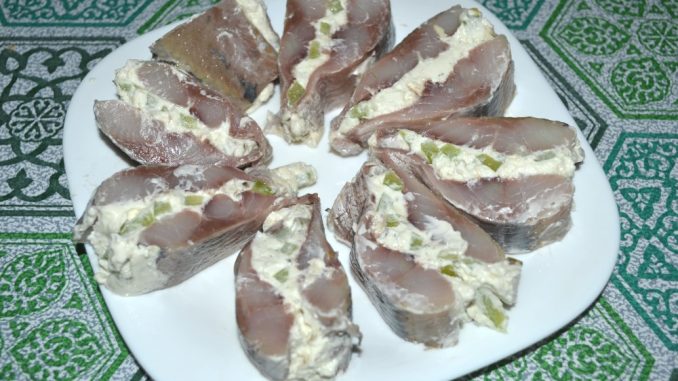 Закусочный рулет из сельди-12 Закусочный рулет из сельди