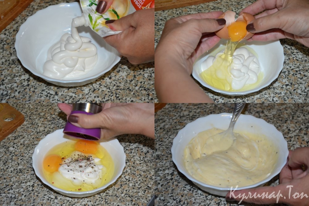 Запеканка с курицей и грибами