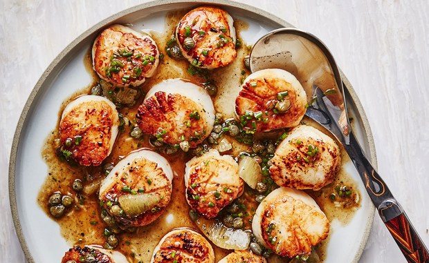 seared-scallops-with-brown-butter-and-lemon-pan-sauce-recipe-BA-121217