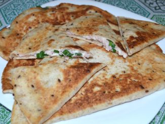 Кесадилья с ветчиной и сыром