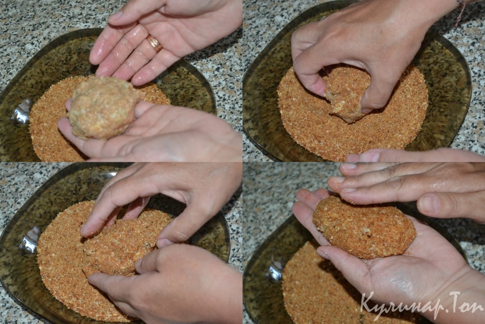 Котлетки из индейки на пару