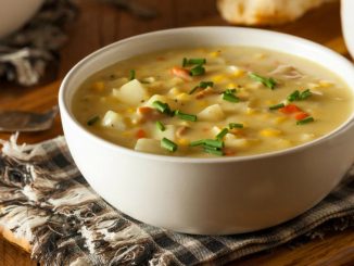 Легкий суп из молодой кукурузы