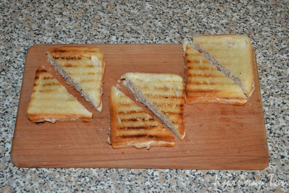 Сэндвичи с рыбными консервами