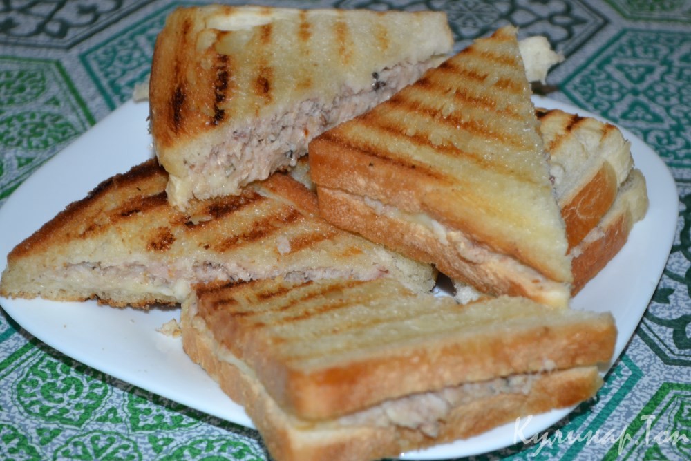 Сэндвичи с рыбными консервами