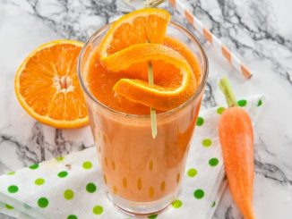 Смузи из моркови с апельсиновым соком