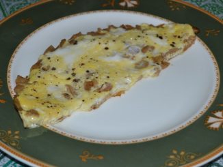 Яичница с грибами