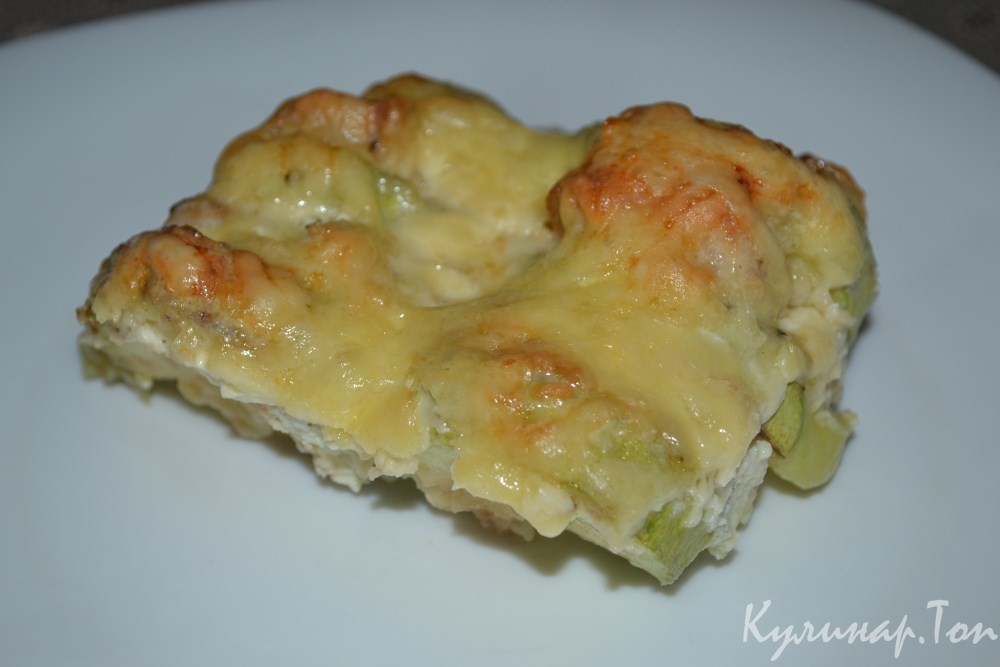 Запеканка из курицы с кабачком