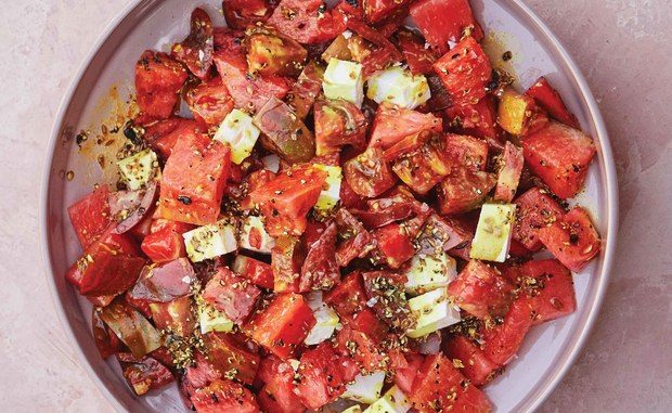 watermelon-and-tomato-salad-with-turmeric-oil-recipe-BA-060619