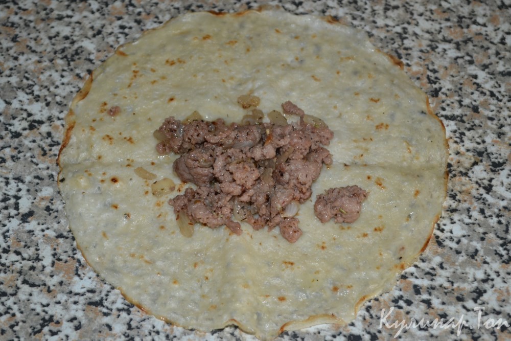 Блинчики с мясом