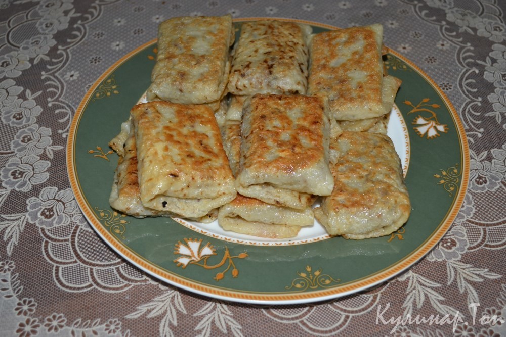 Блинчики с мясом