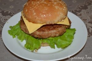 Бургер с индейкой