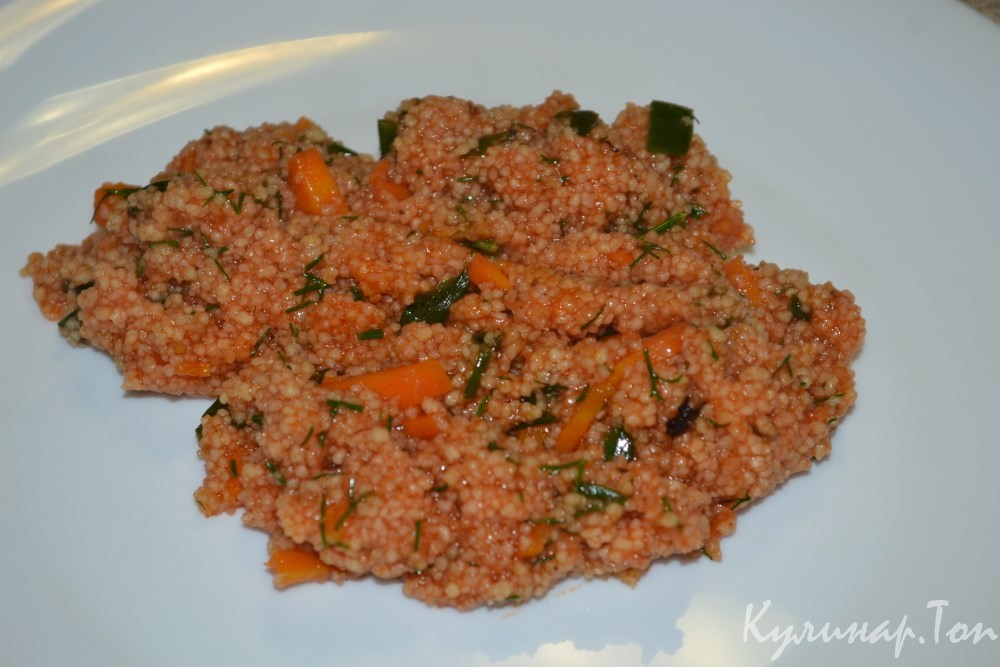 Каша из кускуса по-студенчески