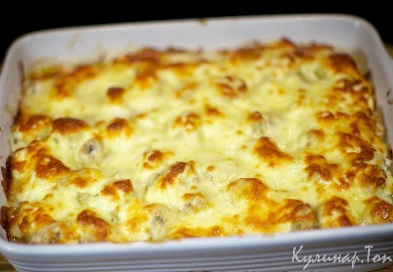 Курица с бананом и ананасом