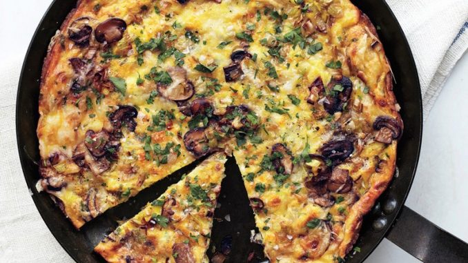 Mushroom, Leek, and Fontina Frittata (Статьи)