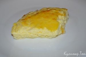 Нежный омлет в духовке