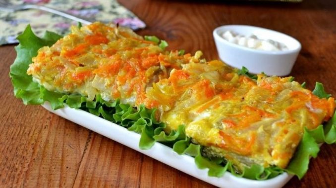 Рыба с морковью в духовке Рыба с морковью в духовке