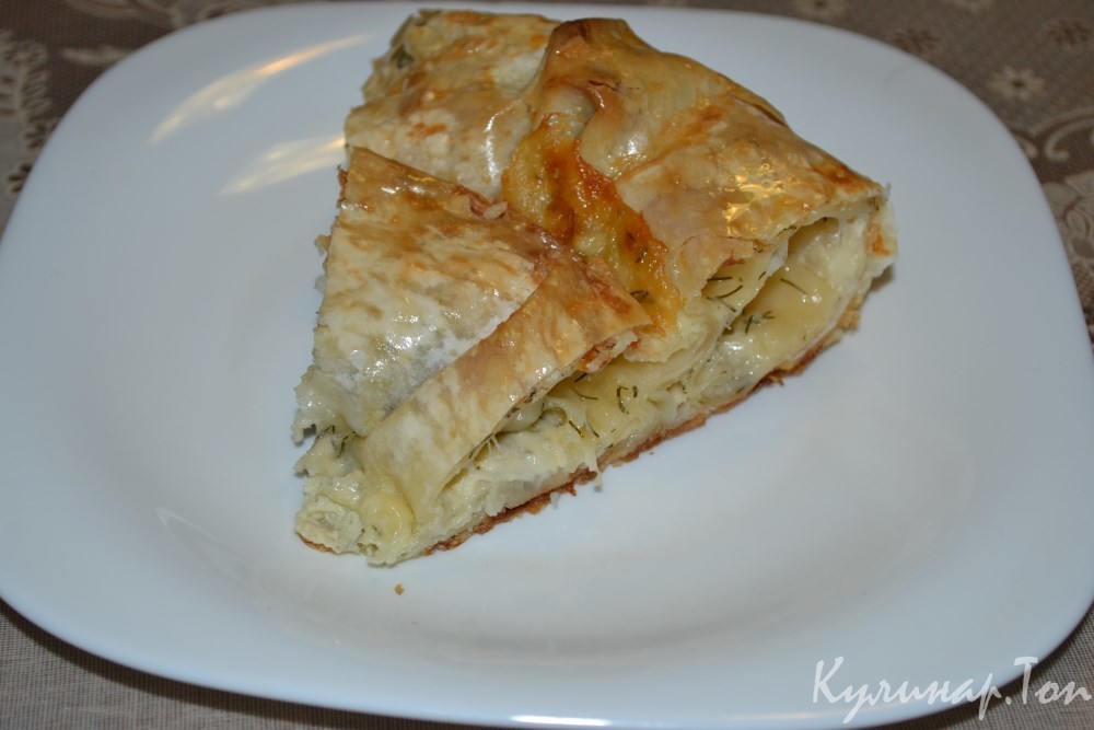 Сырная улитка из лаваша