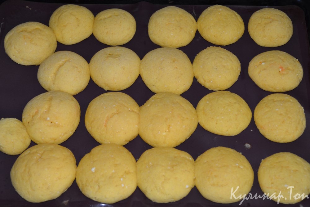Творожное печенье из кукурузной муки