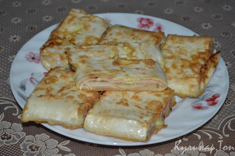 Бекон в лаваше
