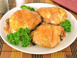 Фаршированные сыром куриные бедрышки