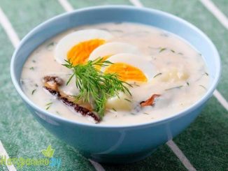 Французский куриный суп-пюре