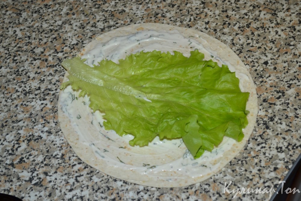 Кукурузные лепешки с курицей