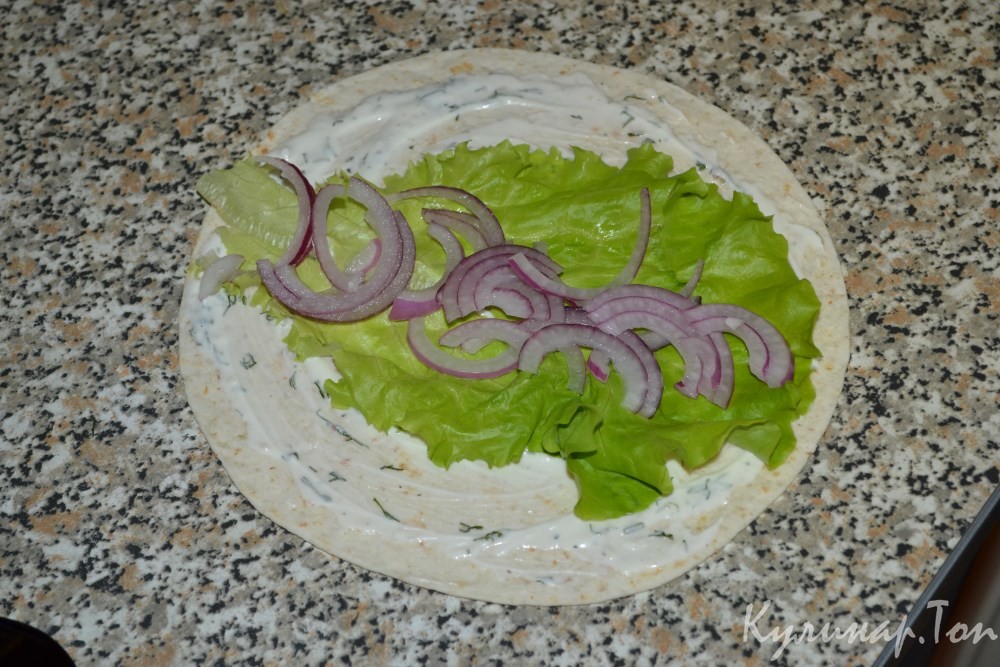 Кукурузные лепешки с курицей