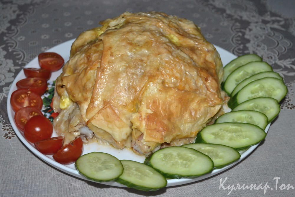 Курица в лаваше