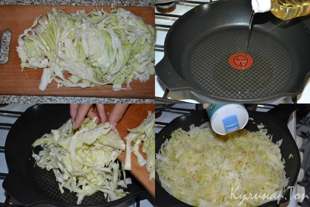 Пирожки с капустой на кефире