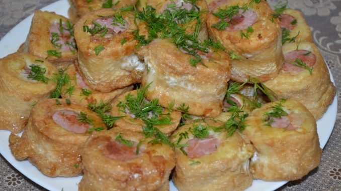 Сосиски с картофельным пюре в вафлях-12 Сосиски с картофельным пюре в вафлях