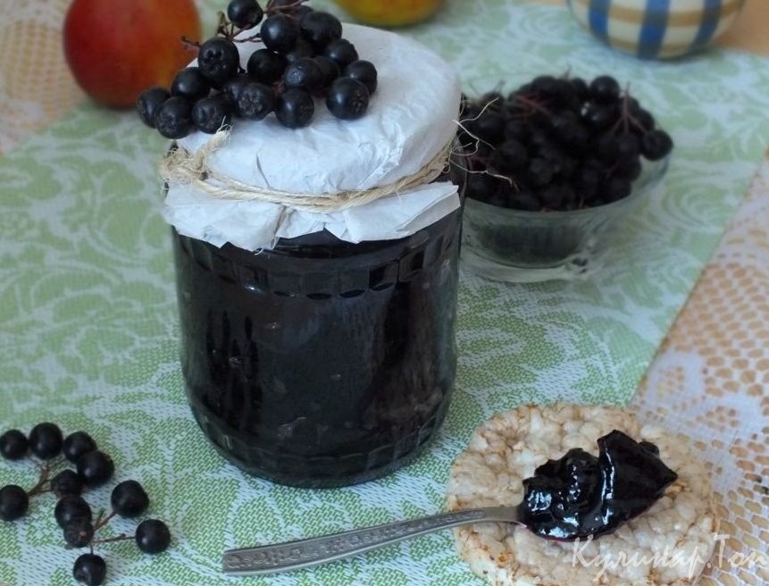 Варенье из черноплодной рябины с яблоками