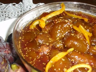 Варенье из инжира с лимонными корочками