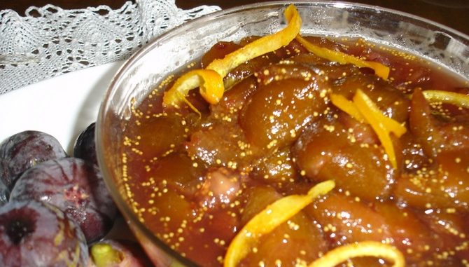 Варенье из инжира с лимонными корочками Варенье из инжира с лимонными корочками