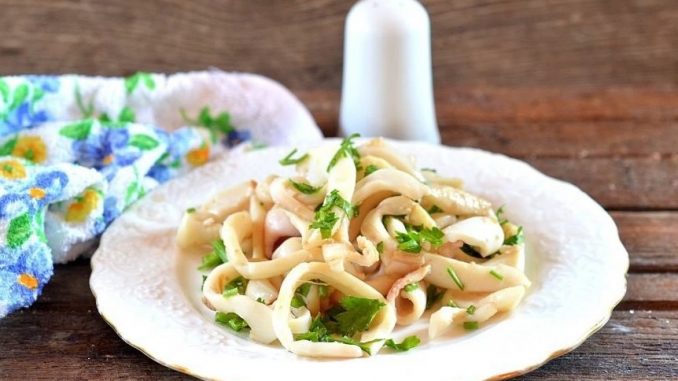 Жаренные кальмары Жаренные кальмары